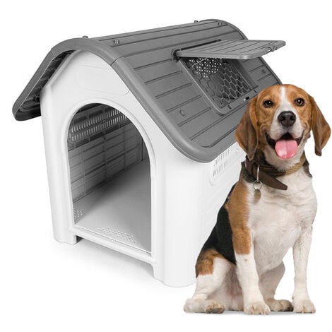 Caseta Para Perro De Interior/exterior Color Natural- Cama Para Mascota Con  Estructura De Madera Natural Fsc, Perros Y Gatos Pequeños Y Medianos, Con  Soporte Para 2 Cuencos, Casa Para Gatos, Perros con