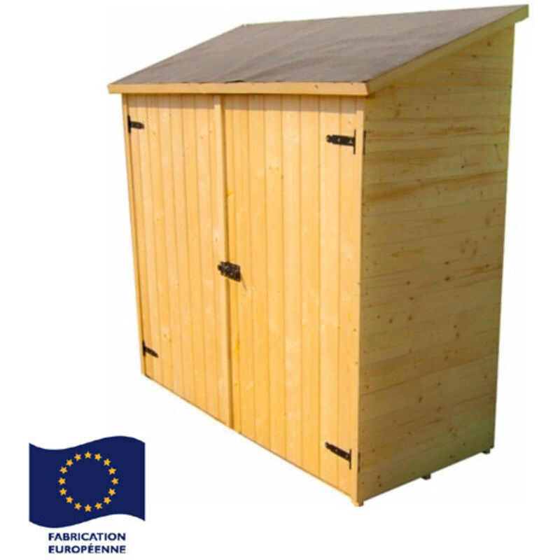 Pensilina Da Muro 1m In Legno Naturale Ed1708e Habrita