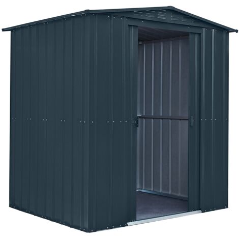 Casetta Box da Giardino 183x154xH193 cm in Lamiera Antracite
