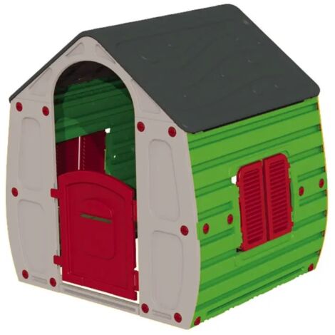 casetta da esterno per bambini magic house, 102x90x109 cm