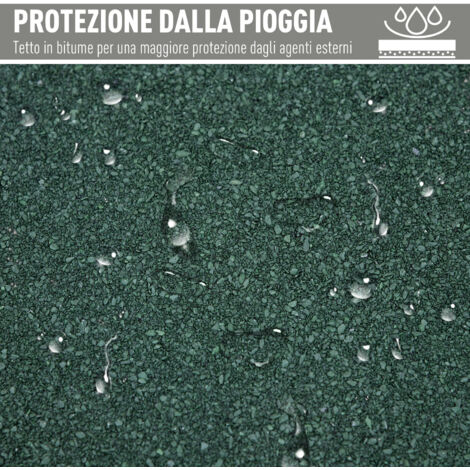 Casetta da giardino in legno a 3 ripiani con doppia anta, organizer con maniglia e ganci, chiusura magnetica e piedini antiscivolo. Dimensioni: 77 x 58 x 175 cm. Colore: grigio.