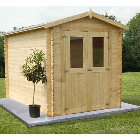 Casetta Da Giardino In Legno Agnese 200x300 cm Losa Legnami - Casetta Con Pavimento e Grondaia