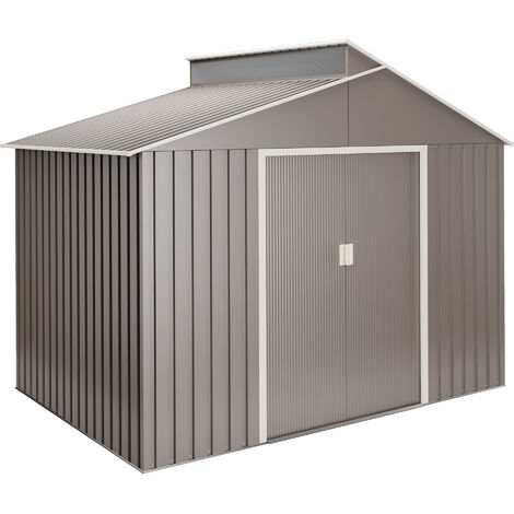 Casetta da giardino in metallo Wasabi 5,44m2 Lattsta - 10 anni di garanzia - 282x192x222cm. Capanno da giardino