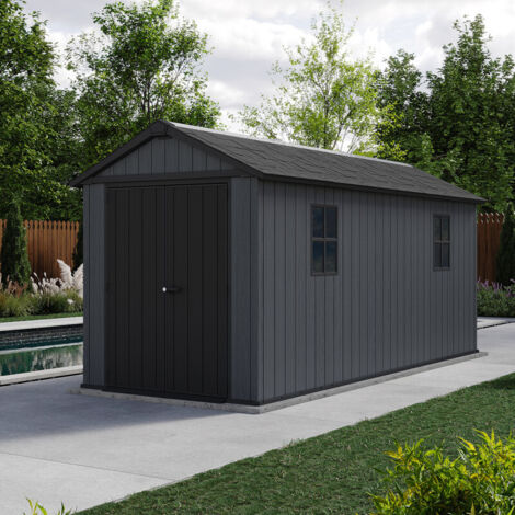 Casetta da giardino NEWTON PLUS 7515 - 10 m² - Grigio