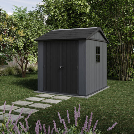 Casetta da giardino NEWTON PLUS 775 - 4,4 m² - Grigio