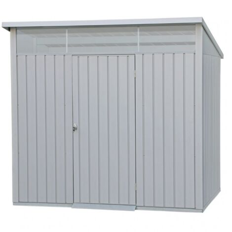 Casetta da Giardino per Attrezzi con Lucernario Box in Metallo 250x180
