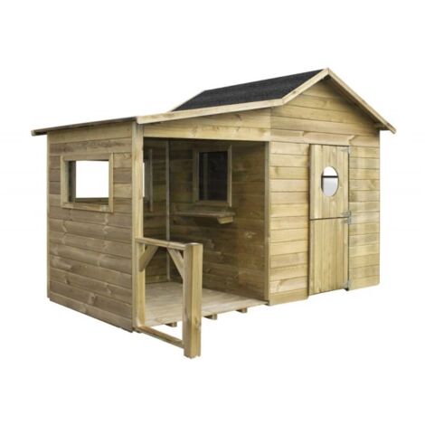 casetta da giardino per bambini in legno domus "ela" 240x125x173 cm