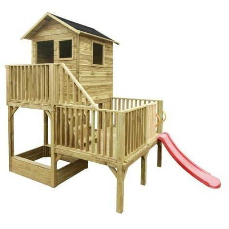 DecHome Cucina Giocattolo in Legno di Pino Playset per Bambini da