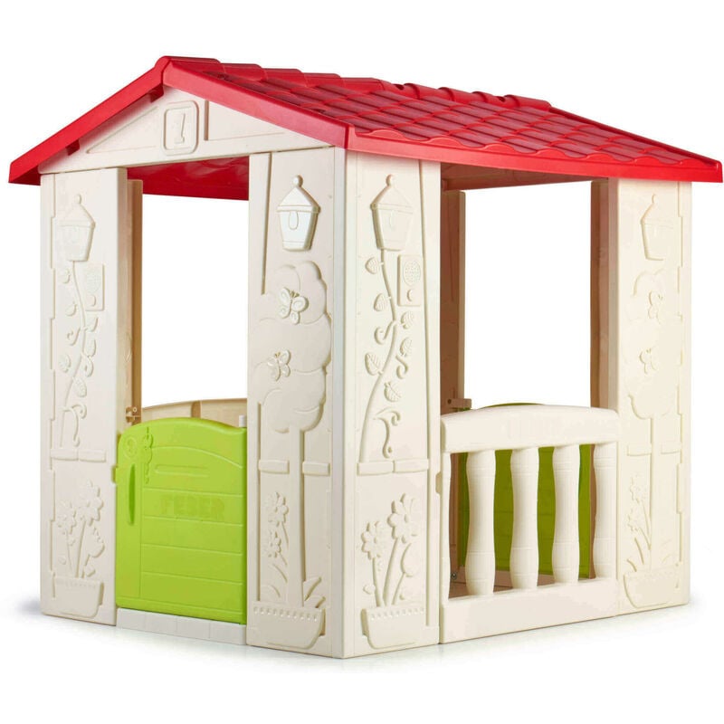 Gardeness - Casetta gioco da giardino per bambini Happy House