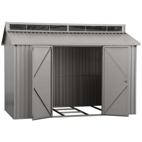 Casetta in Alluminio Alu 10'x6' Duramax 323 x 182 x 230,5 cm colore grigio