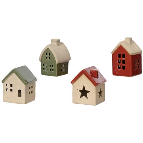 Casetta in ceramica 6x7x8cm ass