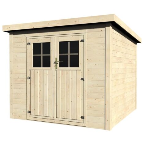 Casetta in Legno 250x250 a Pannelli 19 mm Ricovero Attrezzi Giardino