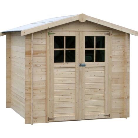 DÉCOR ET JARDIN Casetta in Legno 2x2 19 mm Block House Moderna Casina Porta Attrezzi da Giardino