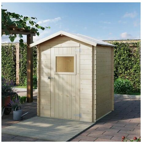 Casetta in legno Carmine 1,5x1,5 M con porta singola finestrata