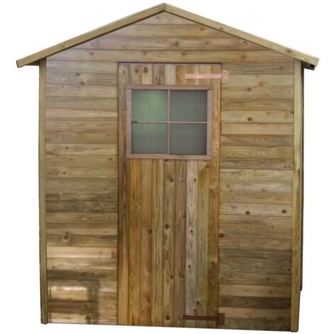 casetta in legno da giardino "felicia" in pino impregnato 199x154x217 cm