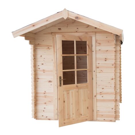 Casetta in Legno da Giardino per Esterni, Sistema Block House, Doghe Spessore 19mm – articolo BLOCK2x2/28 - 110005