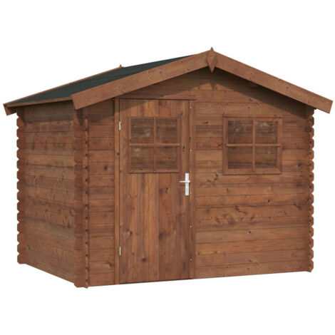 Casetta Giulia In Legno Nordico 200x200x218 Cm - Senza Pavimento, Ideale Per Giardino E Esterno - Foto 6