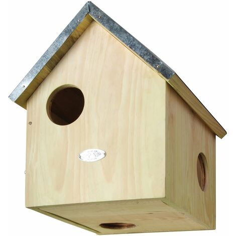 CASETTA IN LEGNO PER SCOIATTOLI CON 3 APERTURE RIFUGIO SCOIATTOLI GIARDINO