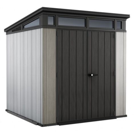 Casetta Keter Artisan 214x218 Addossata con Pavimento Interno