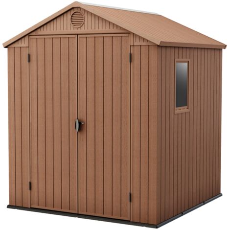 Casetta Keter da giardino con pannelli evotech. Casette