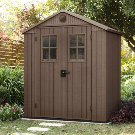 Casetta Keter da giardino con pannelli evotech e