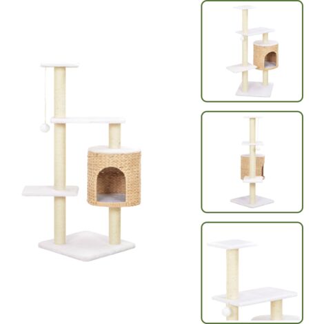 Casetta per gatti - vidaXL Albero per Gatti con Tiragraffi in Sisal Seagrass - Piattaforme per gatti