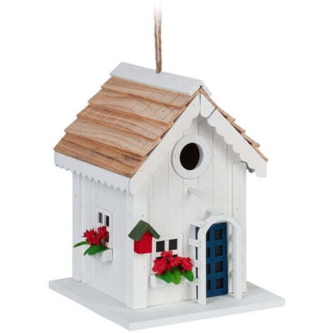 Casetta per gli uccelli decorativa in stile country