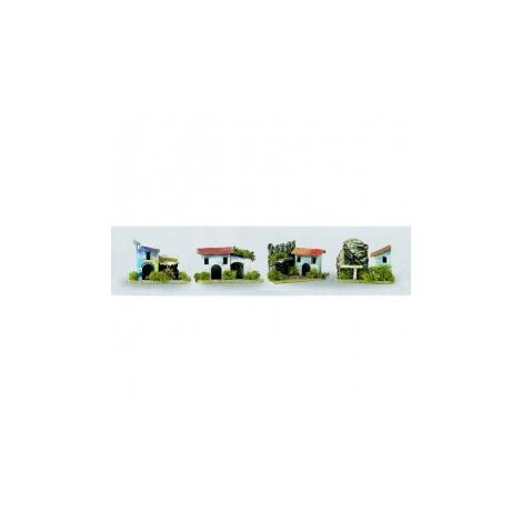 Casetta per presepe 14x7x h8 cm assortito pz 1