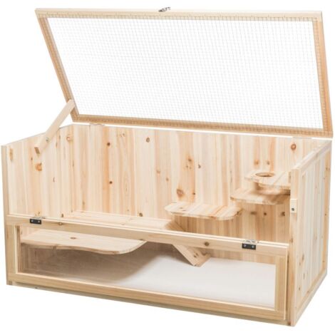 Casetta per roditori in legno 100x50x50cm