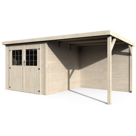 Casetta Rimessa Attrezzi in Legno da Giardino 476x256 cm
