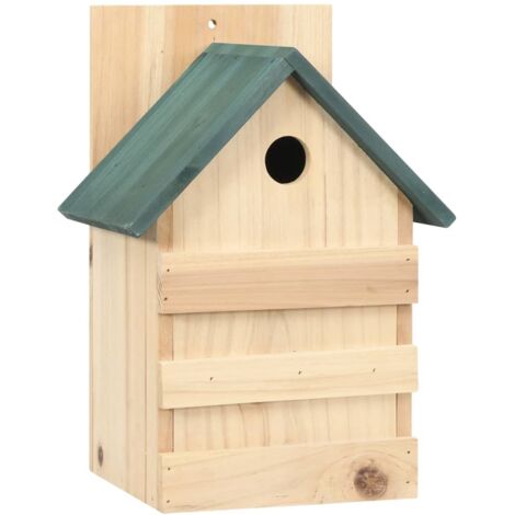 Casette per Uccelli 4 pz 23x19x33 cm in Legno di Abete vidaXL