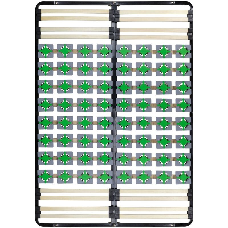 Monmobilierdesign - casi Sommier à lattes avec plots de soutien 160x200 cm sans pieds