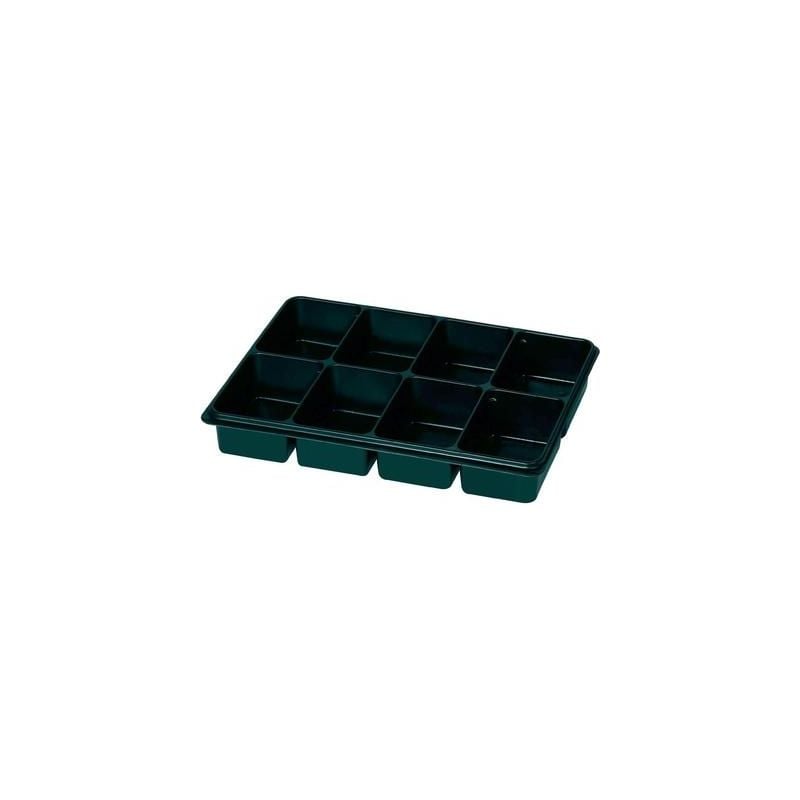 Sonstige - casier 8 compartiments adaptés noir 335 x 235 x 50 mm