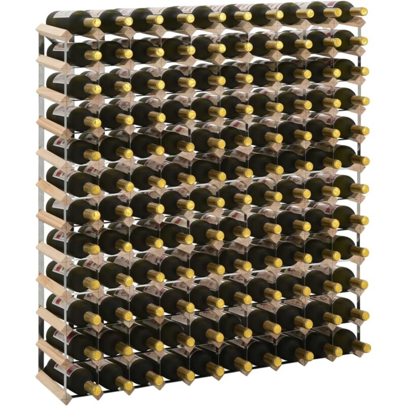 Maisonchic - Range bouteille, Casier à bouteilles, Etagère à vin 120 bouteilles pinède solide -asaf99287 design in