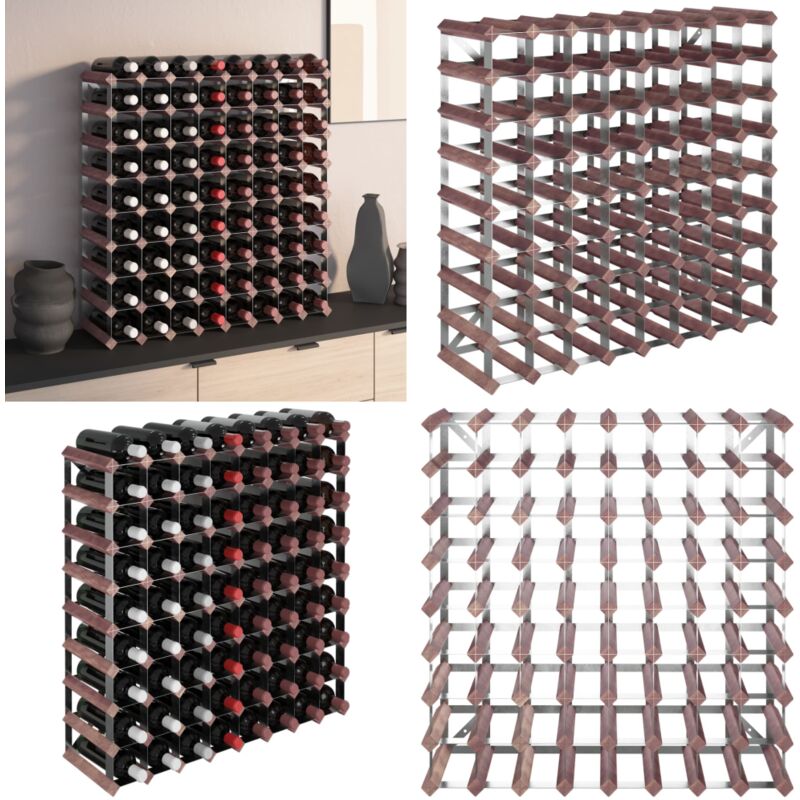 Casier à bouteilles pour 72 bouteilles Marron Bois pin solide - casier à bouteilles - casiers à bouteilles - Home & Living