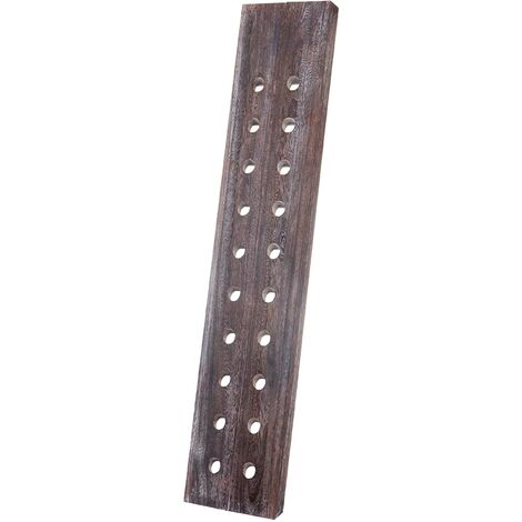 Casier à bouteilles rangement vin pour 20 bouteilles style vintage marron 040003781