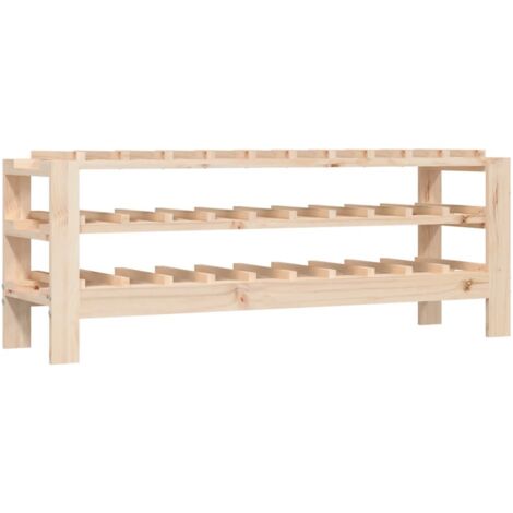 Casier à vin 109,5x30x42 cm Bois de pin massif CFW838552