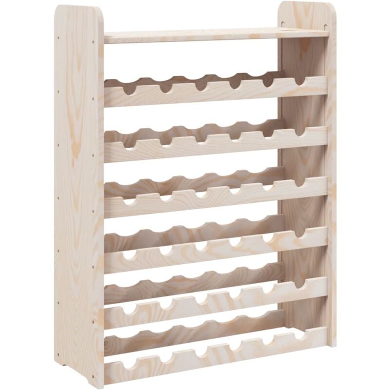 Vidaxl - Casier à vin et panneau supérieur 67,5x25x87 cm bois pin massif