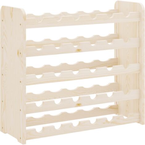 Casier à vin 67,5x25x60 Bois de pin massif