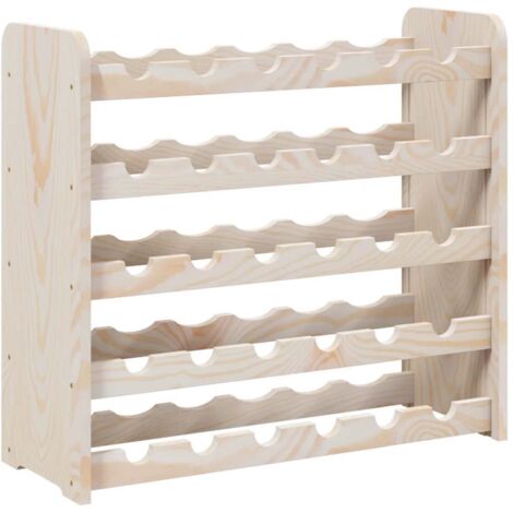 Casier à vin 67,5x25x60 cm Bois de pin massif CFW542815