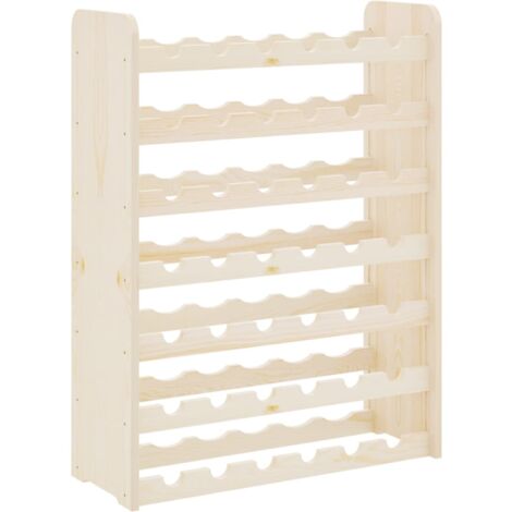 Casier à vin 67,5x25x87 Bois de pin massif