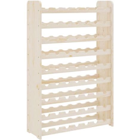 Casier à vin 72,5x25x111,5 Bois de pin massif