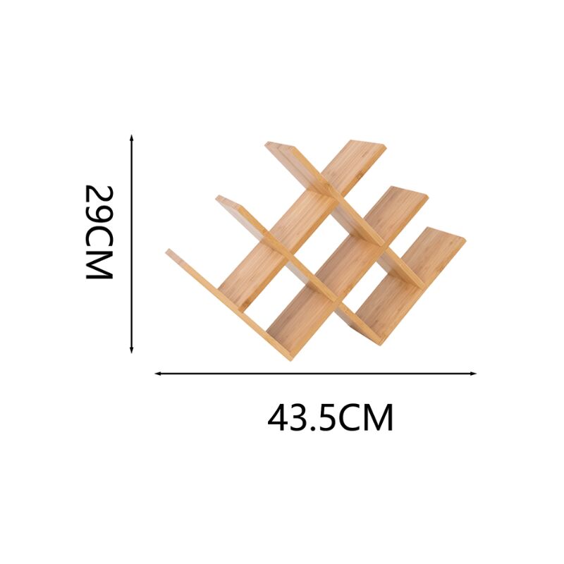 Fei Yu - Casier à Vin, Présentoir de Bouteilles de vin, Rangement pour Cuisine,Comptoir de Bar en Bambou