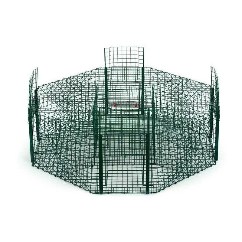 Cage Piege Magpies Octogonal Peint 98x85x31 cm