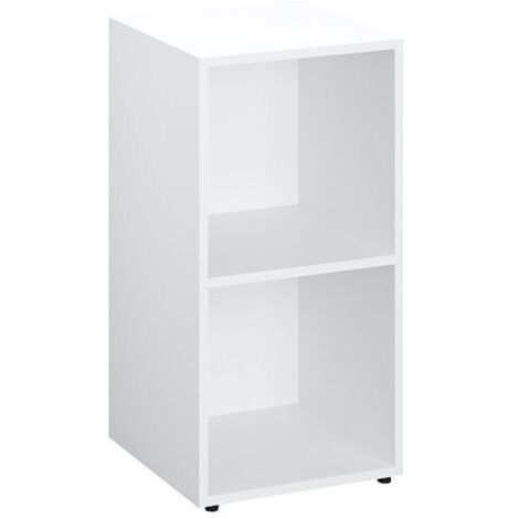 Casier de bureau Lockers 2 cases - Corps blanc - H 86 cm - Maxiburo