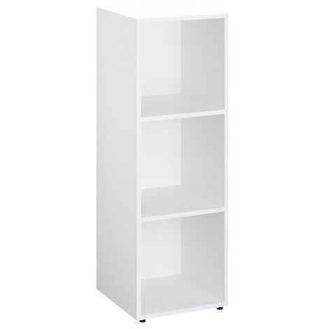 Casier de bureau Lockers 3 cases - Corps blanc - H 131 cm - Maxiburo
