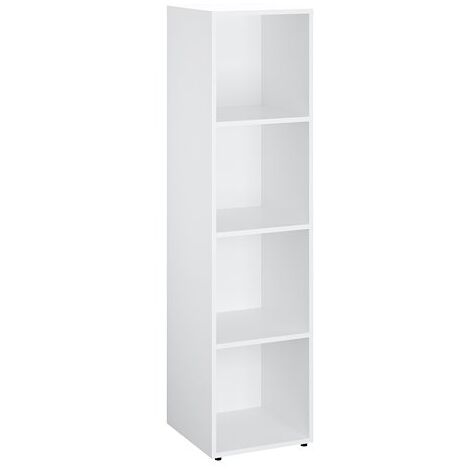 Casier de bureau Lockers 4 cases - Corps blanc - H 169 cm - Maxiburo