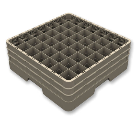 Casier de Lavage Fermé pour 49 Verres - H 140 à 300 mm - Pujadas