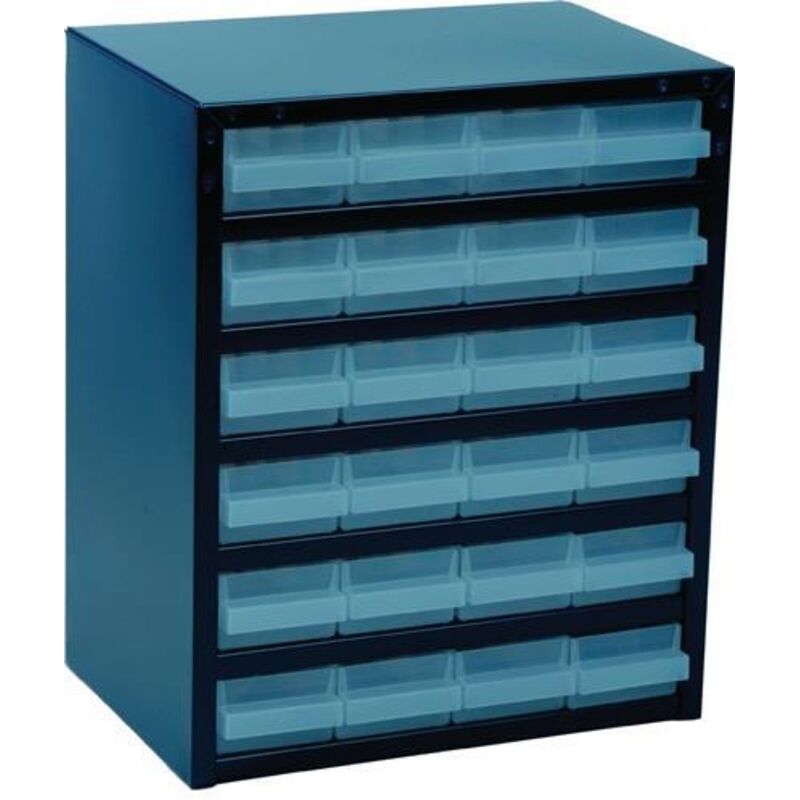 250/24-1 Réservoir pour petites pièces (l x h x p) 357 x 435 x 255 mm Nombre de compartiments: 24 Contenu 1 pc(s) - Raaco