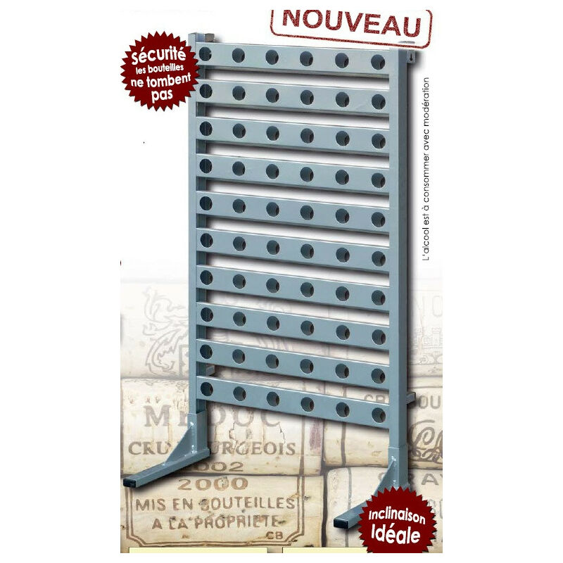 Outifrance - Casier de rangement Porte bouteilles (90 bouteilles)